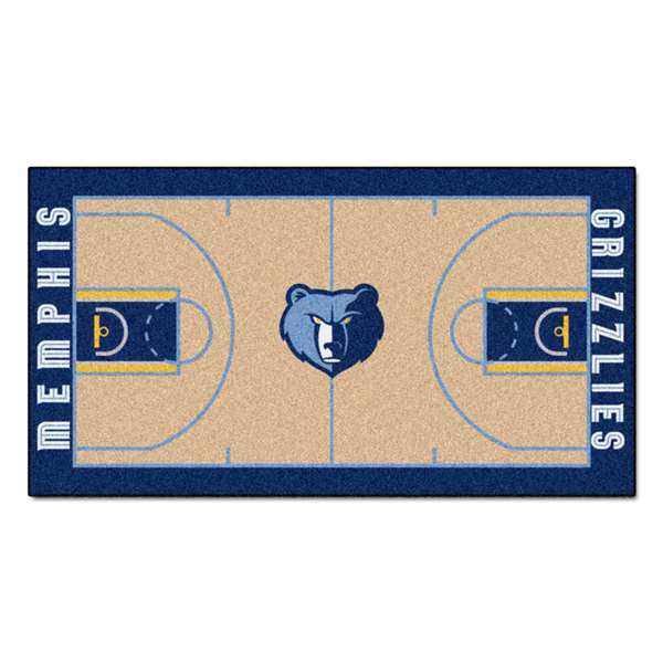 Memphis Grizzlies Grizzlies NBA Court Large Runner