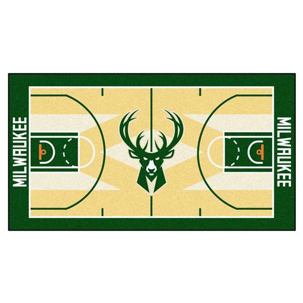 Milwaukee Bucks Bucks NBA Court Large Runner