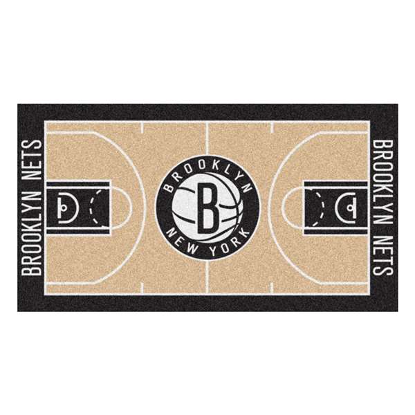 Brooklyn Nets Nets NBA Court Large Runner