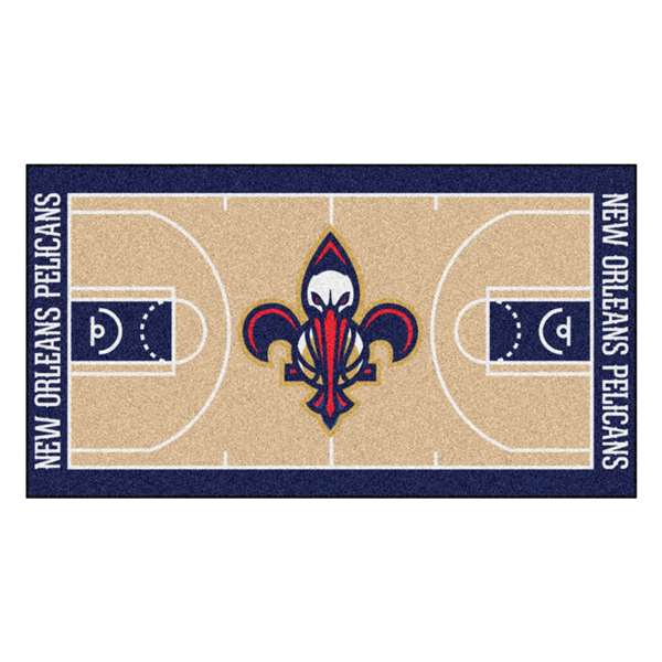 New Orleans Pelicans Pelicans NBA Court Large Runner