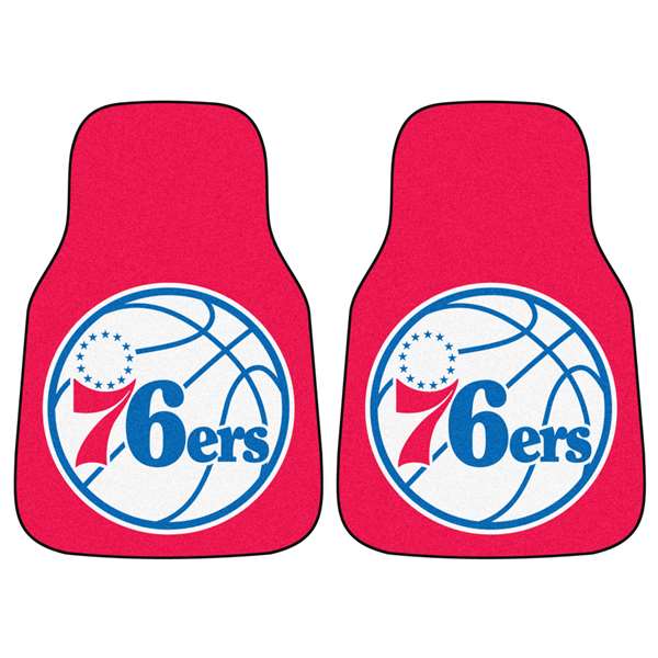 Philadelphia 76ers 76ers 2-pc Carpet Car Mat Set