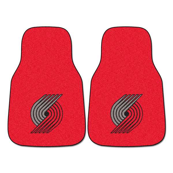 Portland Trail Blazers Trail Blazers 2-pc Carpet Car Mat Set