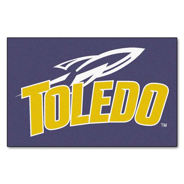 University of Toledo Rockets 4x6 Rug