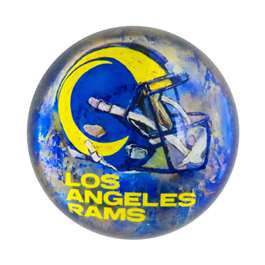 Los Angeles Rams Glass Dome Paperweight  