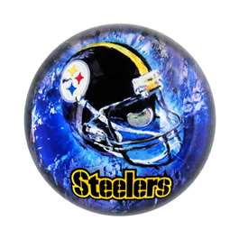 Pittsburgh Steelers Glass Dome Paperweight  