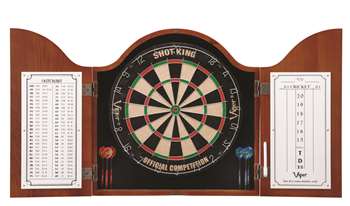 Viper Cambridge Cinnamon Dartboard Cabinet  