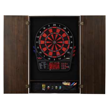 Viper Metropolitan Espresso Soft Tip Dartboard Cabinet  