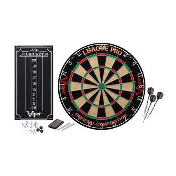 Viper League Pro Sisal Dartboard Starter Kit  