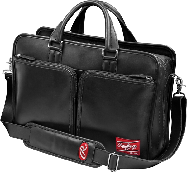 Rawlings Heart of the Hide BRIEFCASE - BLACK - 16 3/4 x 12 x 5 1/2 inches 