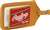 Rawlings  Heart of the Hide LUGGAGE TAG - TAN - 4 3/4 x 2 3/4 inches 