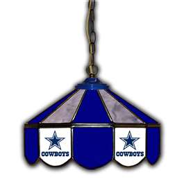 Dallas Cowboys  14" Glass Pub Lamp  