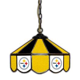 Pittsburgh Steelers  14" Glass Pub Lamp  