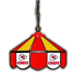 Kansas City Chiefs  14" Glass Pub Lamp  