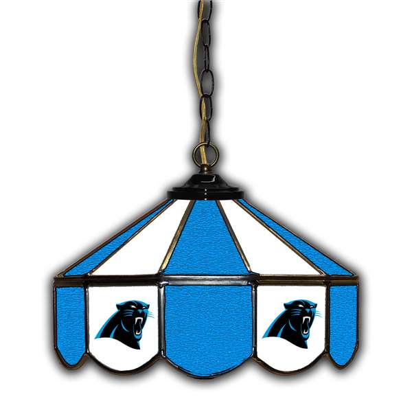 Carolina Panthers  14" Glass Pub Lamp  