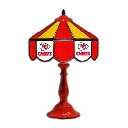 Kansas City Chiefs  21" Glass Table Lamp   