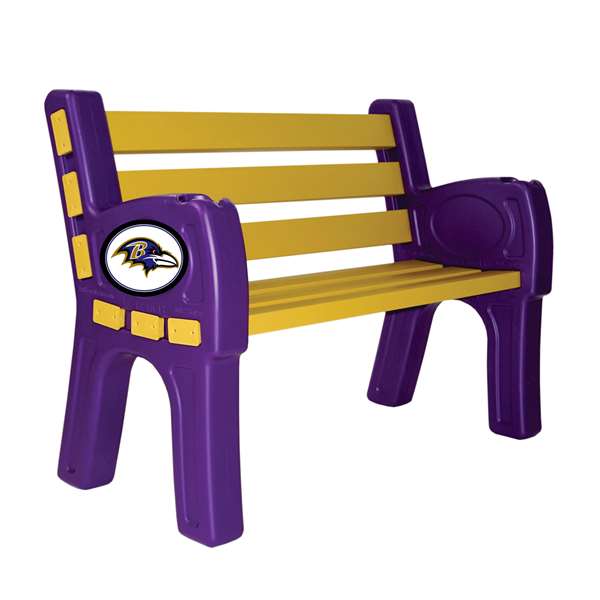 Baltimore Ravens Outdoor Bench