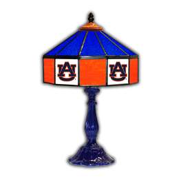 Auburn University 21 Inch Glass Table Lamp