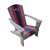 New England Patriots Wooden Adirondack Chair