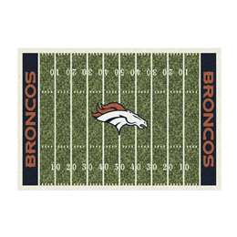 Denver Broncos 4x6 Homefield Rug