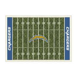 Los Angeles Chargers 4x6 Homefield Rug