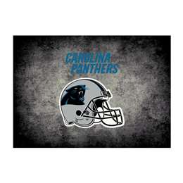 Carolina Panthers 4x6 Distressed Rug