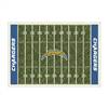 Los Angeles Chargers 6x8 Homefield Rug