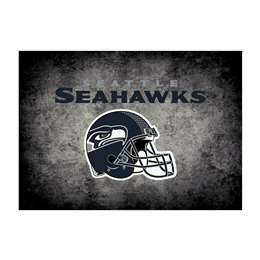 Seattle Seahawks 6x8 Distressed Rug