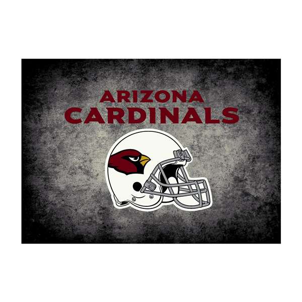 Arizona Cardinals 8x11 Distressed Rug