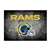 Los Angeles Rams 8x11 Distressed Rug