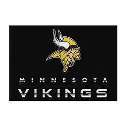 Minnesota Vikings 8x11 Chrome Rug