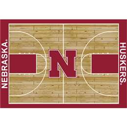 University Of Nebraska 4x6 Courtside Rug