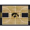 University Of Iowa 4x6 Courtside Rug