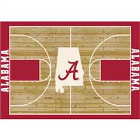 University Of Alabama 8x11 Courtside Rug