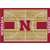 University Of Nebraska 8x11 Courtside Rug