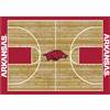 University Of Arkansas 8x11 Courtside Rug