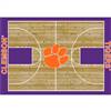 Clemson University 8x11 Courtside Rug