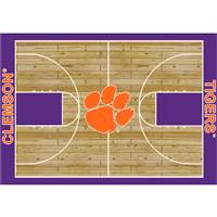 Clemson University 8x11 Courtside Rug