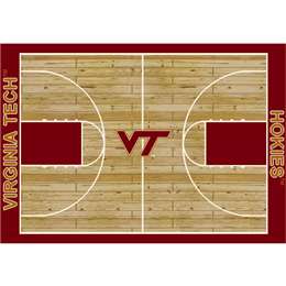 Virginia Tech 8x11 Courtside Rug