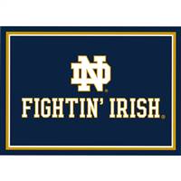 University of Notre Dame  4x6 Fighting Irish Spirit Rug