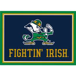 University of Notre Dame  4x6 Leprechaun Spirit Rug