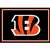 Cincinnati Bengals 3x4  Area  Rug