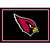 Arizona Cardinals 3x4  Area  Rug