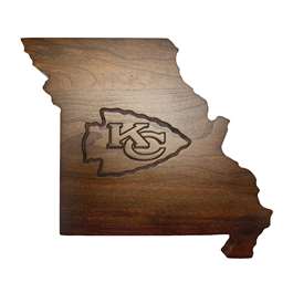 Kansas City Chiefs Wooden Magnetic Keyholder