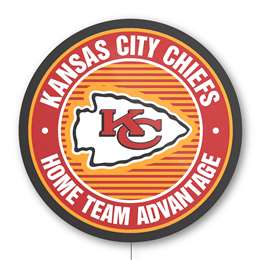 Kansas City Chiefs Home Team Advantage  LED Lighted Sign