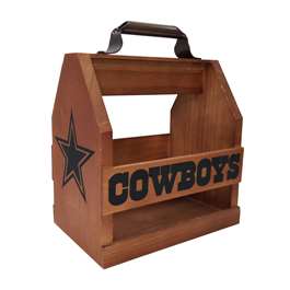 Dallas Cowboys Wood  BBQ Caddy