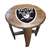 Las Vegas Raiders Oak Barrel Table