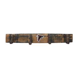 Atlanta Falcons Oak Coat Rack