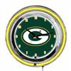 Green Bay Packers 14" Neon Clock  