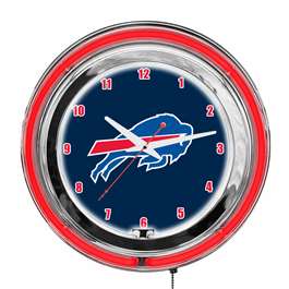 Buffalo Bills 14" Neon Clock  