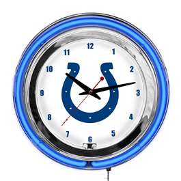 Indianapolis Colts 14" Neon Clock  